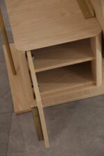 DANTE PACK LIT+SOMMIER AVEC RANGEMENT+ 2 CHEVETS + COMMODE + MIROIR + POUF - Image 3