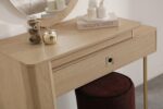DANTE PACK LIT+SOMMIER AVEC RANGEMENT+ 2 CHEVETS + COMMODE + MIROIR + POUF - Image 4