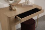 DANTE PACK LIT+SOMMIER AVEC RANGEMENT+ 2 CHEVETS + COMMODE + MIROIR + POUF - Image 6
