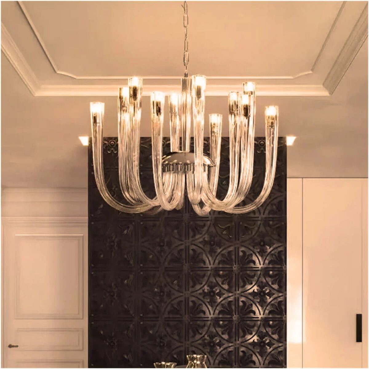 LUCE LUSTRE CHANDELLIER EN COREIL CRISTAL - Image 6