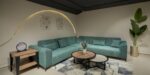 PARLAK SALON D’ANGLE MODERNE 280X280 CM GRIS - Image 6