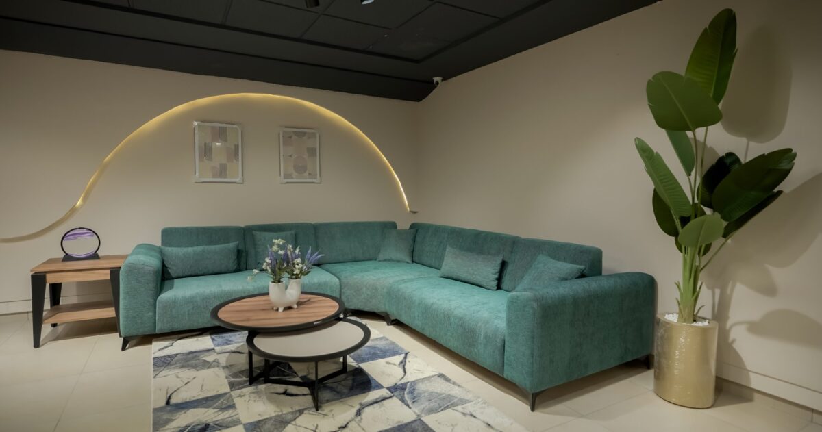 PARLAK SALON D’ANGLE MODERNE 280X280 CM GRIS - Image 7