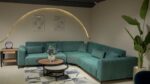 PARLAK SALON D’ANGLE MODERNE 280X280 CM GRIS - Image 5