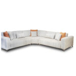 PARLAK SALON D’ANGLE MODERNE 280X280 CM GRIS