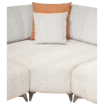 PARLAK SALON D’ANGLE MODERNE 280X280 CM GRIS - Image 3