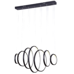 ROMA LUSTRE DESIGN MODERNE NOIR