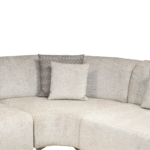 SELINO SALON D ANGLE MODERNE DIM 250X335CM+FAUTEUIL 1PLACE CL GRIS - Image 2